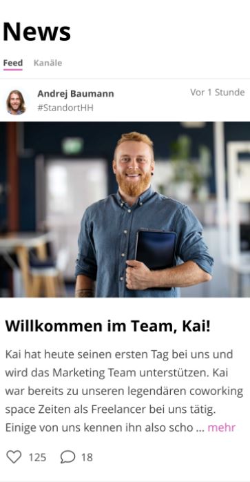 screenshot of Just Social